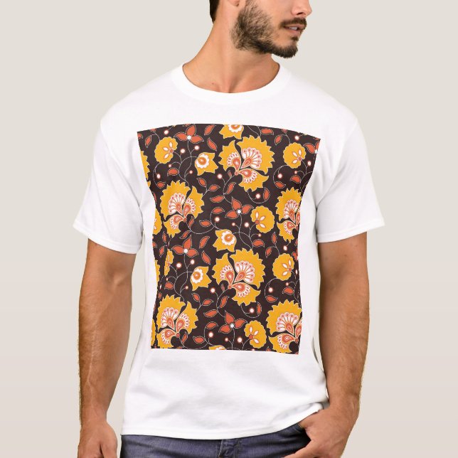 Camiseta Vintage Floral Invisível (Frente)