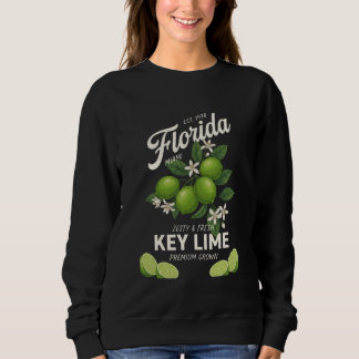 Camiseta Vintage Florida Key Lime Miami Botanical Fruit Art