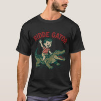 Vintage Florida Kitsch Ridde Gator Retro Jacaré