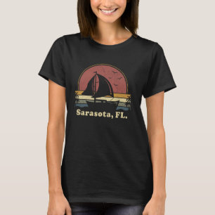 Camiseta Vintage Florida Sarasota Sailboat Barco