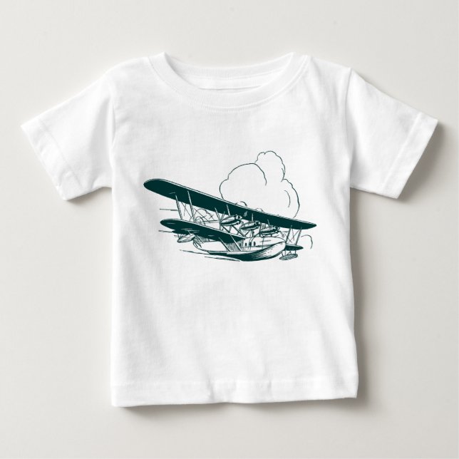 Camiseta Vintage Flying Boat (Frente)