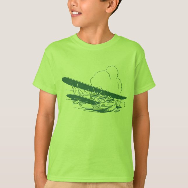 Camiseta Vintage Flying Boat (Frente)
