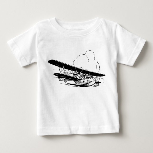Camiseta Vintage Flying Boat (Frente)