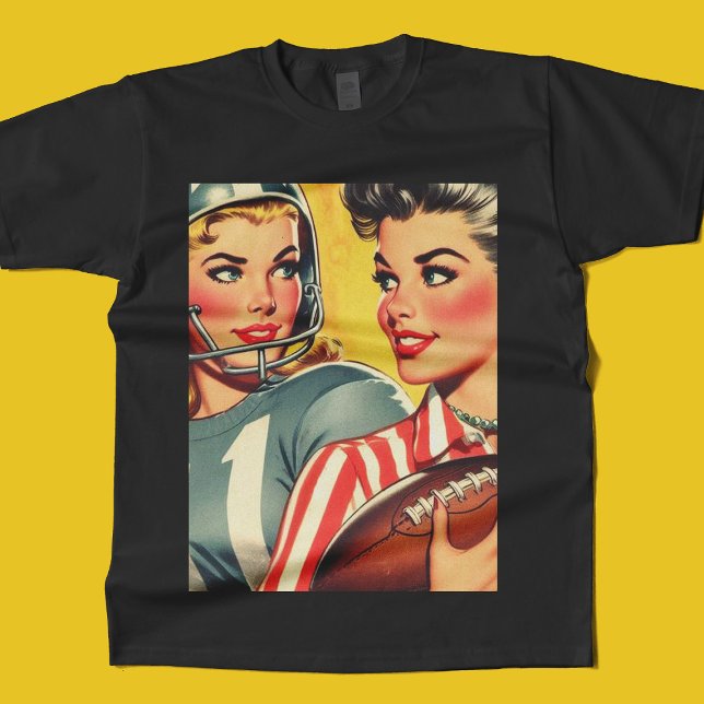 Camiseta Vintage Football Girls (Criador carregado)