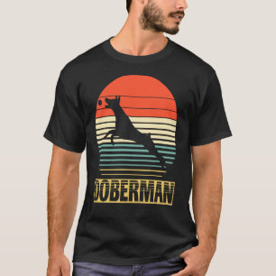 Camiseta Vintage For Doberman Dog Funny Birday