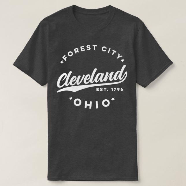 Camiseta Vintage Forest City Ohio USA (Frente do Design)
