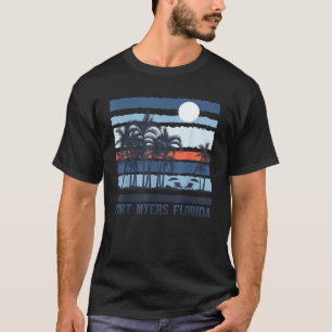 Camiseta Vintage Fort Myers Florida Summer 80s Beach Souven