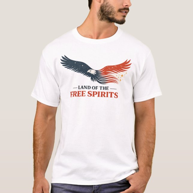 Camiseta Vintage Freedom Eagle Design (Frente)
