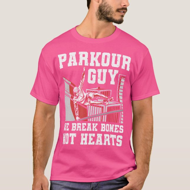 Camiseta Vintage Freerunner Parkour Training Silhouette Ret (Frente)