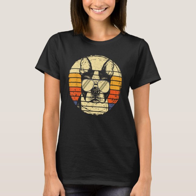 Camiseta Vintage French Bulldog Frenchie Men (Frente)