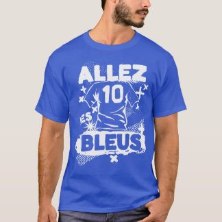Camiseta Vintage French Retro Grunge França Allez les Bleus