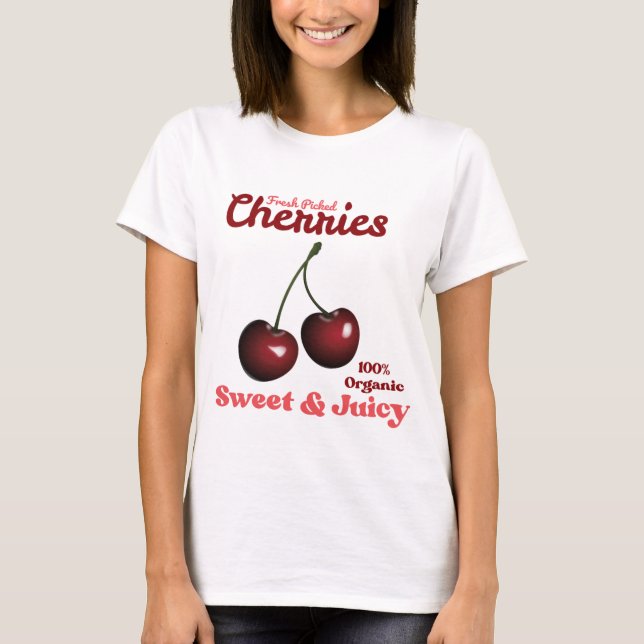 Camiseta Vintage Fruta Art (Frente)