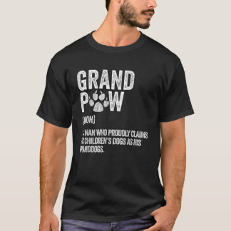 Camiseta Vintage Fun Grandpaw Definition Clothing Co Funny 