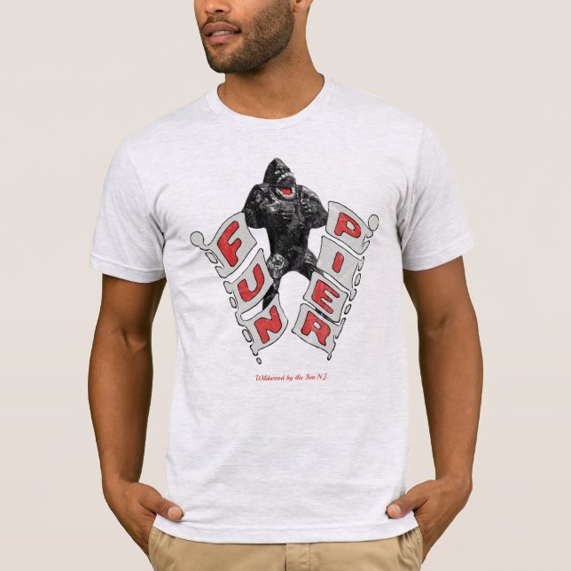 Camiseta Vintage Fun Pier Wildwood NJ (Frente)