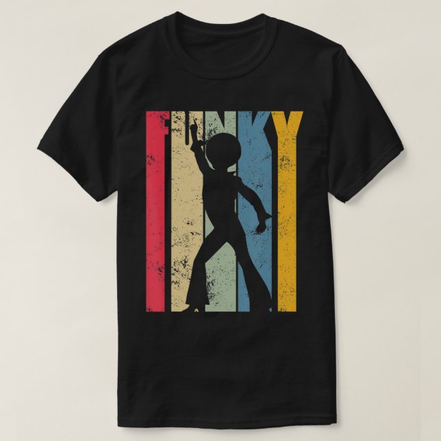 Camiseta Vintage Funk Music (Frente do Design)