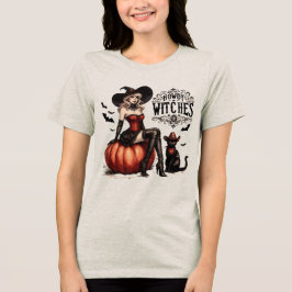 Camiseta Vintage Funny Howdy Bruxas Ocidentais do Dia das B