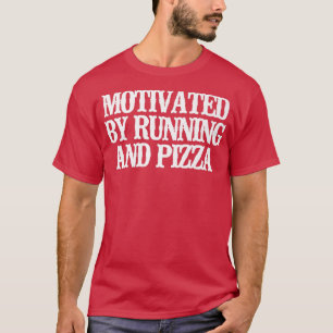 Camiseta Vintage Funny Motivada Pela Execução E Pizza
