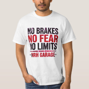 Camiseta Vintage Garage Sem Freios Sem Medo Sem Li