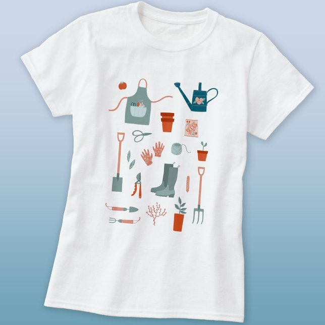 Camiseta Vintage Gardening (Criador carregado)