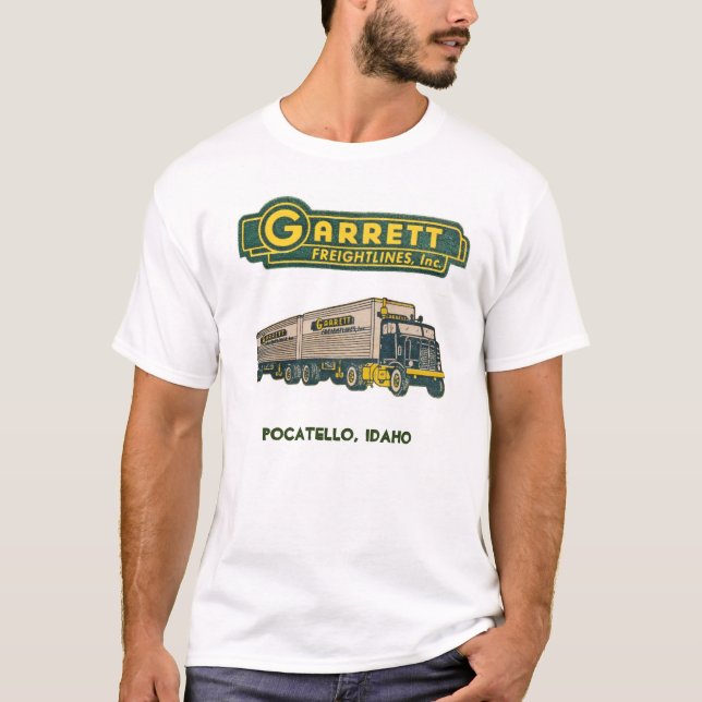 Camiseta Vintage Garrett Freightlines (Frente)