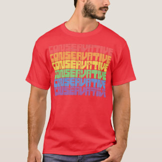 Camiseta Vintage Gay conservadora LGBT