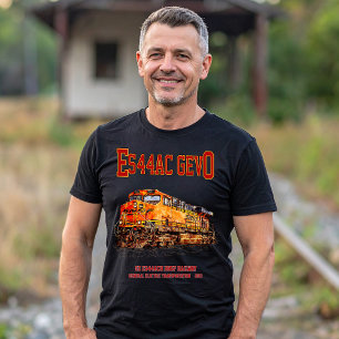 Camiseta Vintage GE ES44AC GEVO Locomotive Diesel