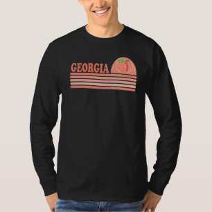 Camiseta Vintage Georgia Peach Southern Girls Retro Cute Su