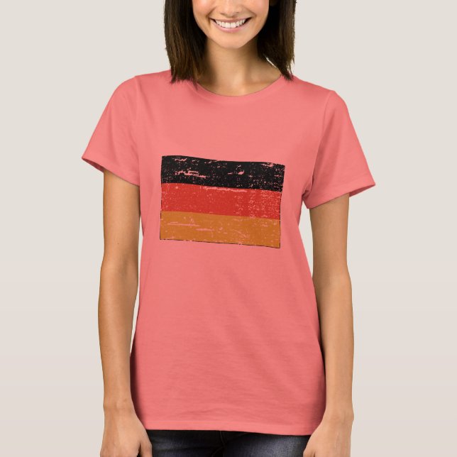 Camiseta Vintage German Flag (Frente)