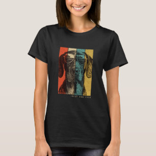 Camiseta Vintage German Shorired Pointer Dog Mãe Pai Kid