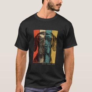 Camiseta Vintage German Shorired Pointer Dog Mãe Pai Kid