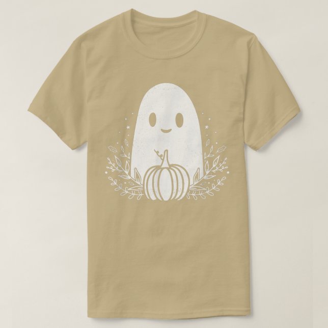 Camiseta Vintage Ghost Autumn Fall Halloween (Frente do Design)
