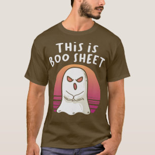 Camiseta Vintage Ghost Este É O Boo Sheet Figurume Hallowee