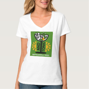 Camiseta Vintage Gin E Tonic Art