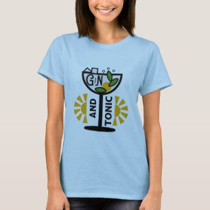 Camiseta Vintage Gin E Tonic Art
