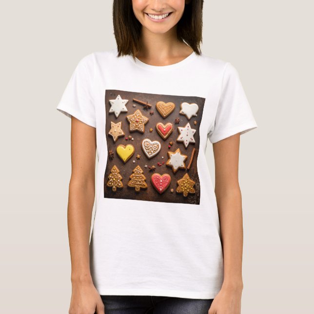 Camiseta Vintage Gingerbread Cookie Collection  (Frente)