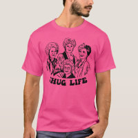 Vintage Girls Ouro Thug Life 80s
