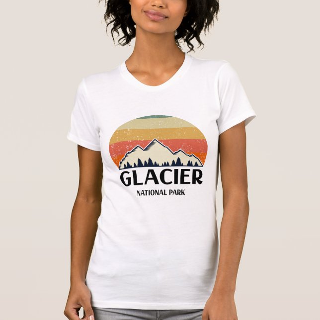Camiseta Vintage Glacier National Park (Frente)