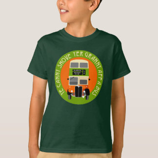 Camiseta Vintage Glasgow Barramento de dois andares