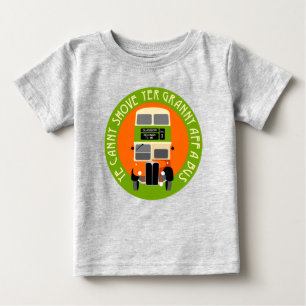 Camiseta Vintage Glasgow ônibus de dois andares Baby T-Shi