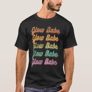 Camiseta Vintage Glow Babe Glosing Skin Estheticista Retro