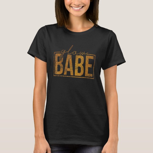 Camiseta Vintage Glow Babe Glosing Skincare (Frente)