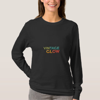 Camiseta Vintage Glow typografia