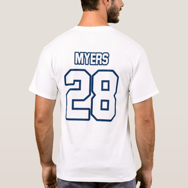 Camiseta Vintage Goalie Mask - 28 Myers (Verso)
