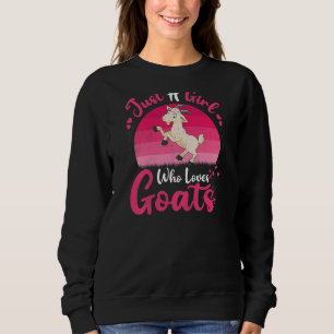 Camiseta Vintage Goat Animal Apenas Uma Menina Que Ama Capr