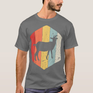 Camiseta Vintage Goat Retro Animal Fazenda Farmador Familia