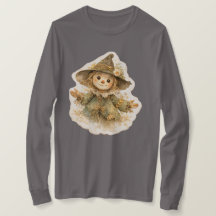 Camiseta Vintage Golden Meadow Manga Longa