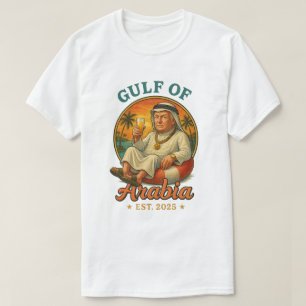 Camiseta Vintage Golfo Arábico Est 2025 Retro Golfo da Aráb