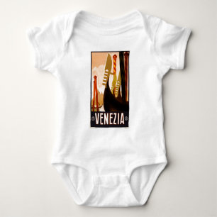 Camiseta Vintage Gondola Venezia Itália Viagem