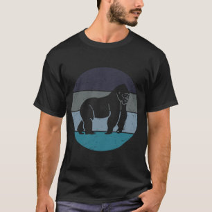 Camiseta Vintage Gorilla For Gorillas Men Women Kids Retro