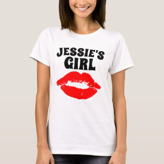 Camiseta vintage gráfica de beijo nos lábios JESSI
